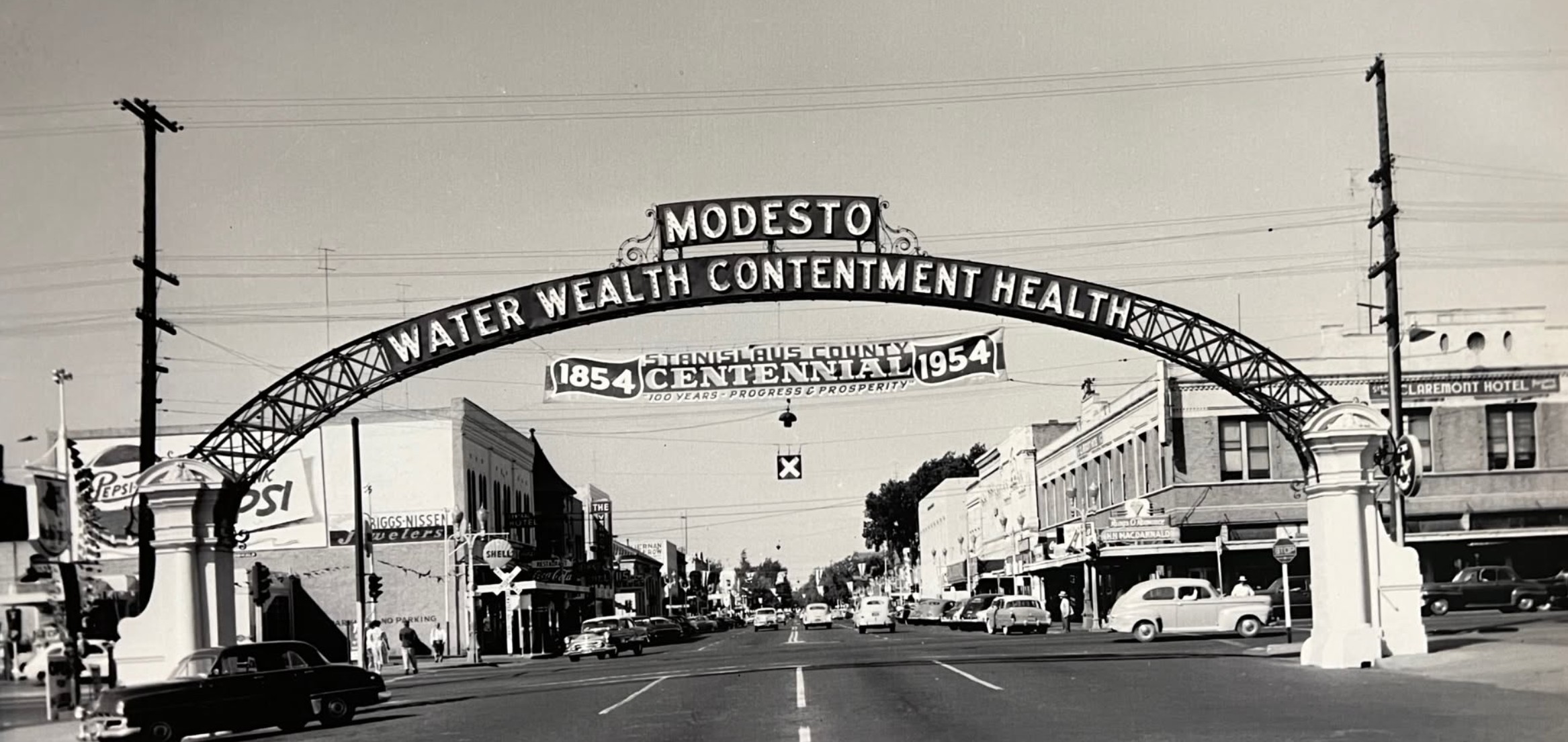 Modesto, CA - circa 1954